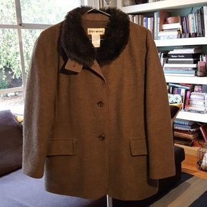 Issey Miyake wool coat